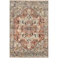 thumbnail image 2 of nuLOOM Harriet Vintage Medallion Fringe Area Rug, 3' x 5', Orange, 2 of 9