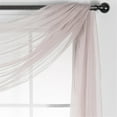 thumbnail image 5 of witspace Window Scarf Sheer Elegant Topper Long Window Solid Window Treatment Swags Drapes for Window Ceremony Wedding Canopy Bed Fall Decor, 54" x 216", 5 of 6