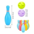 NUOLUX 2 Sets Kids Bowling Toys Toddler Toys Children Bowling Pin