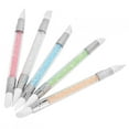 thumbnail image 4 of Cepillo para tallar uñas, 5 uds., cepillo para uñas, bolígrafo de silicona para uñas, cepillo para decoración de uñas, innovación moderna, 4 of 8