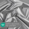 thumbnail image 6 of Aship Arc-Chill 3.0 Cooling Pillow Cases, Q-max >0.5 Jade-Infused Silky Pillowcase for Hair Skin, Breathable Moisture-Wicking, Hidden Zipper, Machine Washable, Standard 20''x26'', 2 Pack Silver Gray, 6 of 7