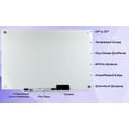 thumbnail image 2 of Real Glass Dry Erase Board, Extra Large Size 24" x 36", Bright White Tempered Glass Surface, Frameless Wall Mount, with 4 Assorted Color Markers and Eraser, by Better Office Products, 2 of 5