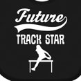 thumbnail image 4 of Inktastic Future Track Star Girls Sports Girls Baby Bib, 4 of 4
