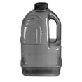 thumbnail image 3 of 1 Gallon BPA FREE Reusable Plastic Drinking Water Big Mouth "Dairy" Bottle Jug Container with Holder - Black, 3 of 5