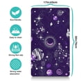 thumbnail image 5 of Pet Feeding Mat Outer Space Cute Celestial Star Constellation Moon and Stars Waterproof Absorbent Non-Slip Dog Food Mat, 5 of 7