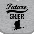 thumbnail image 4 of Inktastic Skiing Future Skier Boys or Girls Baby Bib, 4 of 4