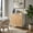 White, variant on Demi Bonn Kitchen Storage Cabinet, Buffet Sideboard, 2-Door Buffet Cabinet Sideboard with Shelf and Metal Legs, for Dining Room, Kitchen, Living Room, Black
