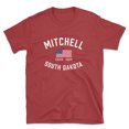 thumbnail image 1 of Mitchell South Dakota Patriot Men's Cotton T-Shirt, 1 of 1