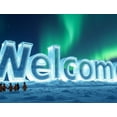 thumbnail image 3 of Iceberg Themed Welcome Banner Backdrop Background Party Decorations for Winter Parties Ice Events Photography Props Arctic Themed Gatherings, 3 of 7