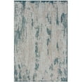 thumbnail image 2 of HR Waterproof Abstract Outdoor Rug - Stain and Fade-Resistant - Gray/Blue/Multicolor, 2 of 5