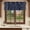 Blue, variant on Brown Valances for Windows, Decorative Rod Pocket Window Valance Curtains, Spring Flora Short Curtain Drapes for Kitchen/Bathroom/Living Room, 2 Panels, 60" W x 18" L
