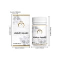 thumbnail image 3 of Jewelry Cleaning Solution for Gold, Silver, Diamonds & Gemstones, Professional Strength Metal Cleaner & Tarnish Remover, 50ml, 3 of 7
