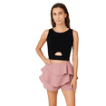 thumbnail image 2 of Blusa con corte Montana J&B Negra, 2 of 4