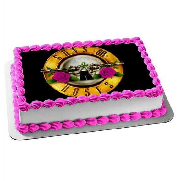 Guns or Roses Gender Reveal Cake Topper, by A Birthday Place
