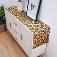 thumbnail image 4 of Cotton Linen Dining Table Runner Leopard Print Wildlife Safari Decorations Big Cat Theme Non-Slip Heat Resistant Table Runners for Family Dinner Kitchen Table,16x72 Inch, 4 of 7