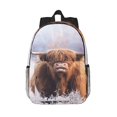 thumbnail image 1 of Easygdp Cow Mochila Ligera de 15 Pulgadas para Estudiantes, Mochila Cómoda para la Escuela y Viajes, Correas Ajustables, 1 of 6