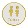 thumbnail image 2 of Letrero de Baño de 20cm, Placa Acrílica para Baño, Símbolos de Baño, Decoración de Señalización de Puerta para Hogares, Hoteles, Tiendas Y Estacionami Estilo C, 2 of 8
