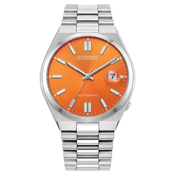 Citizen Men's Tsuyosa Orange Dial Watch - NJ0151-53Z