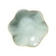 thumbnail image 2 of Bandeja de cerámica con forma de flor para guardar cucharas, plato decorativo, llavero, cuenco, anillo, para guardar baratijas, regalo de cumpleaños Blanco Verde, 2 of 8