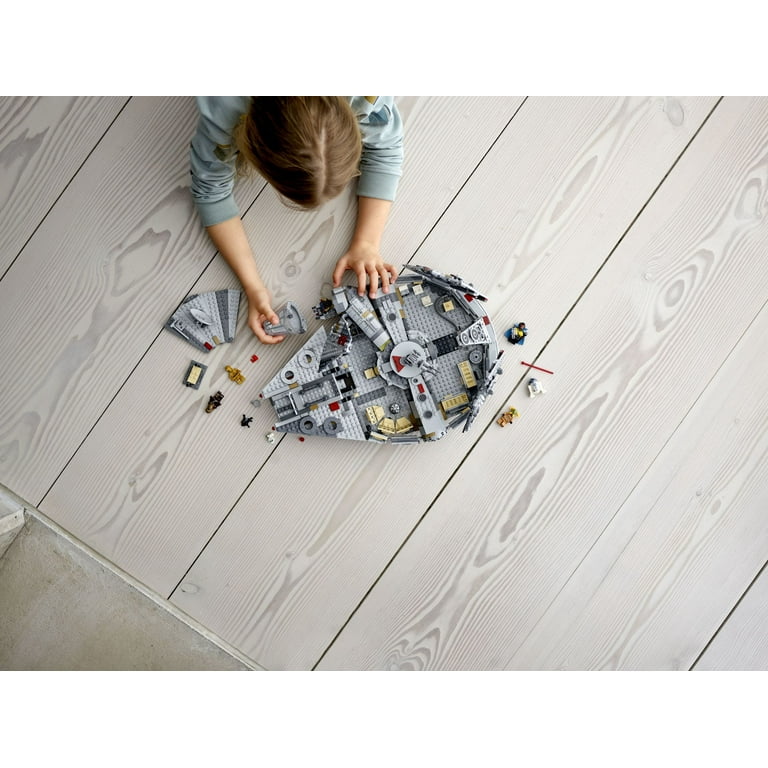 LEGO Star Wars Millennium Falcon 75257 Starship Model for Kids Adults with 7 Minifigures Walmart