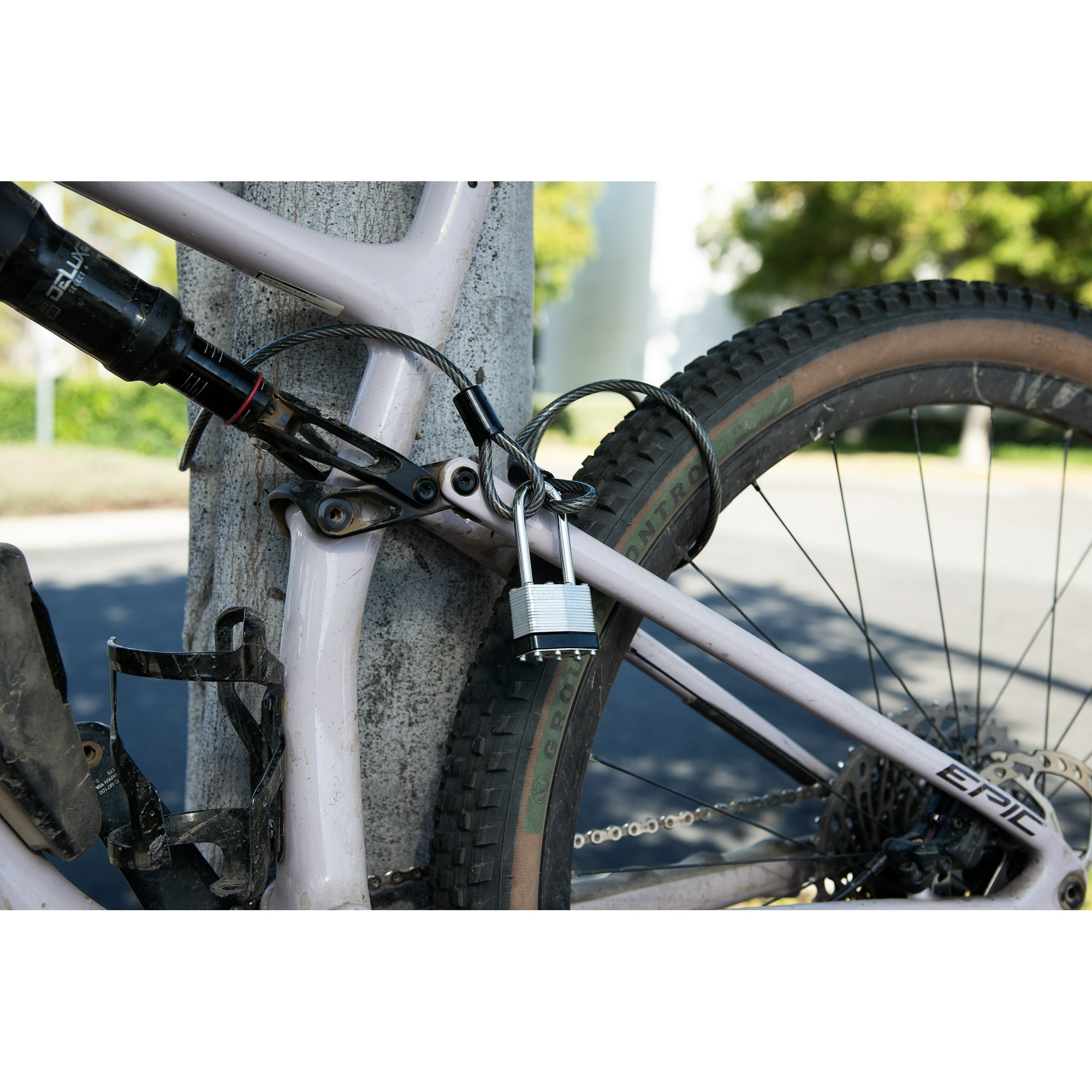 Hyper Tough Laminated Steel 40mm Keyed Padlock with 2-in Shackle