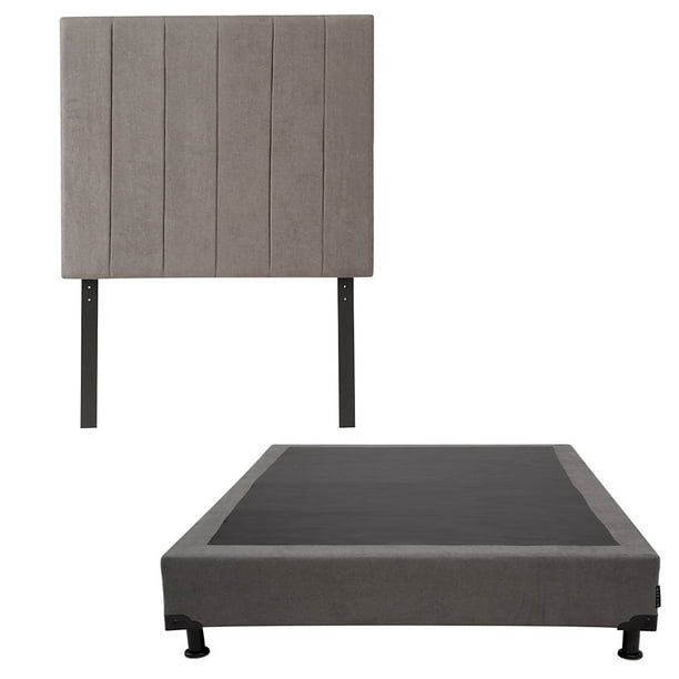Base de Cama Individual DICASA Argos Gris Oscuro
