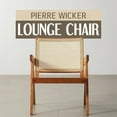 thumbnail image 2 of Pierre Wicker Lounge Chair - Stylish Comfort for Indoor and Outdoor Relaxation, 2 of 7