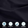 thumbnail image 2 of Superior Egyptian Cotton 300 Thread Count Deep Pocket Sheet Set, Queen, Navy Blue, 2 of 10