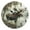 Black, variant on Moose on Misty Lake Round Wall Clock Battery Operated Silent Non-Ticking Bedroom Office Kitchen Home School Decor 10"(Black)