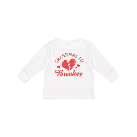 

Inktastic Grandma s Lil Heartbreaker Gift Toddler Boy or Toddler Girl Long Sleeve T-Shirt