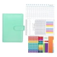 thumbnail image 2 of Carpeta de presupuesto A6, elegante y resistente, ideal para tarjetas de regalo, color verde, 2 of 6