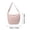 Pink, variant on FEOLGEHLY Sling Bag Nylon Small Crossbody Bags for Women, Lightweight Large Capacity Shoulder Bag Solid Color Crescent Bag Adjustable Strap Casual Cloth Bag for Daily Commute Shopping Outdoor Use