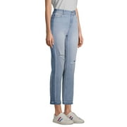 EV1 from Ellen DeGeneres Maddy Straight Leg Side Stripe Jeans Women's