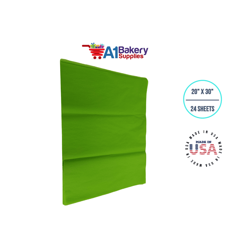 Kelly Green Tissue Paper Squares, Bulk 24 Sheets, Presents by Feronia  packaging, Large 20 Inch x 30 Inch
