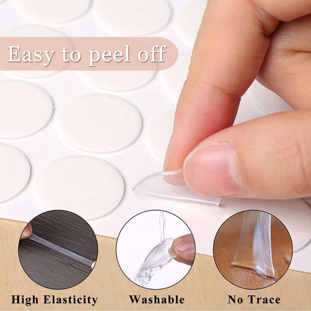 Birllaid Museum Putty Sticky Tack for Wall Hanging,Transparent  Tape Heavy Duty Putty,120 Pcs Round Strong Adhesive Sticker for Craft DIY  Art Office Supplier with Tweezers : Office Products