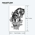 thumbnail image 4 of WWS-Tattoo Tech,2 Sheets Extra-Large Semi Permanent Tattoo,Adult Art Design Temporary Tattoos, Lasts 1-2 Weeks, Waterproof, Realistic look, No Adhesive, No reflection (Tiger Design）, 4 of 4