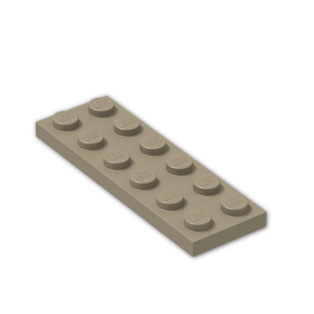 LEGO® Brick,Tan Plate 2 x 6 Part 3795 MOC