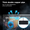 thumbnail image 5 of Aluminum 240mm 10 Pipe Water Cooling Cooled Row Heat Exchanger Radiator with Fan for CPU PC Water Co, 5 of 5