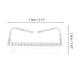 thumbnail image 4 of Unique Bargains 5 Pcs Durable Transparent Nail Cleaning Brush for Cleaning Fingernails Large Clear, 4 of 7