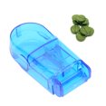 thumbnail image 4 of Pill Cutter, Stable Sturdy Pill Splitter Compact Portable Storage Box  For Patient For Home Travel For Outdoor Activities For Elderly Transparent Color,Blue Transparent, 4 of 8