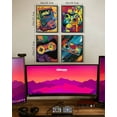 thumbnail image 2 of Drsoum Bedroom Game Wall Boy Gamer Room Decor Art Print Artwork for Bathroom Hallway Kitch 8x10in4pcs Black Framed, 2 of 5