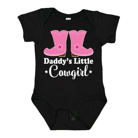 

Inktastic Daddys Little Cowgirl Gift Baby Girl Bodysuit