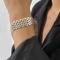 thumbnail image 3 of Pulsera Ancha Vintage Punk Yuyangstore 16 cm Plata, 3 of 8