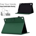 thumbnail image 2 of Case for Amazon Fire 7 2015/2017/2019, Carbon Fiber Texture PU Leather Multi-Angle Viewing Stand Shockproof Flip Case with Card Slots Magnetic Clasp, for Amazon Fire 7 2015/2017/2019, Dark Green, 2 of 6