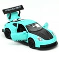 thumbnail image 5 of 1:32 Scale Porsche 911 GT3RS Alloy Die-Cast Metal Car Model with Sound, Lights, and Recoil Function - Kids' Toy Car Collection, Boy's Birthday Gift, 5 of 8