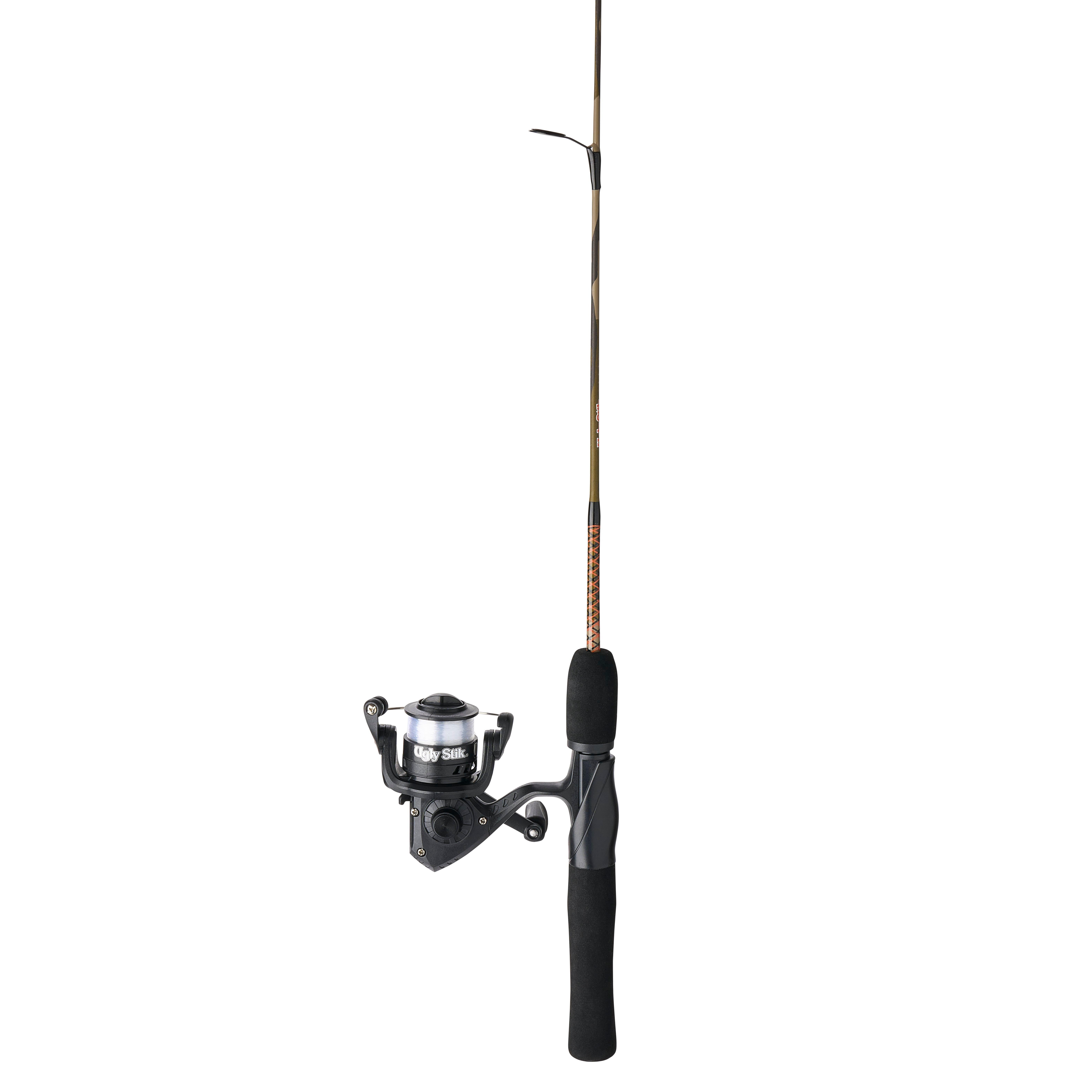 Ugly Stik Dock Runner Camo Spinning Combo, 3' 1-pc Medium Fishing Rod, 30-Size Reel