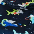 thumbnail image 5 of Icvfdpl Boys Casual Toddler Summer Short Sleeve Jumpsuit Cartoon Print Swimsuit Clothes Fashion Stylish Beach Wear, 5 of 7