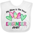 thumbnail image 3 of Inktastic My Mom is the Best Engineer Ever Boys or Girls Baby Bib, 3 of 4
