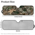 thumbnail image 7 of Uorisanigo Windshield Sunshade for Wrangler, Compass, Gladiator & Renegade Camo Hunting Print Car Sun Shade Sun Visor Protector, Accessories for Jeep Wrangler, Blocks UV Rays, 7 of 7