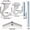 White, variant on Heavy Duty Ceiling Hooks for Hanging Plants - 2 Sets of 38mm/55mm Swing Hooks with Steel Screw Bolts and Toggle Wings for Indoor/Outdoor Use